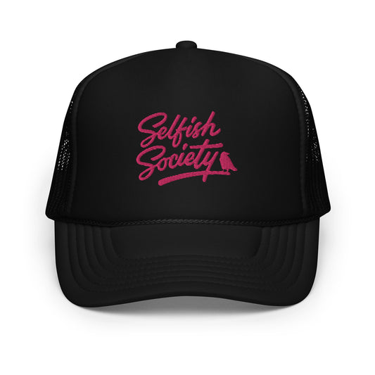 Selfish Society by Antonio Crowe 3D Puff Foam trucker hat