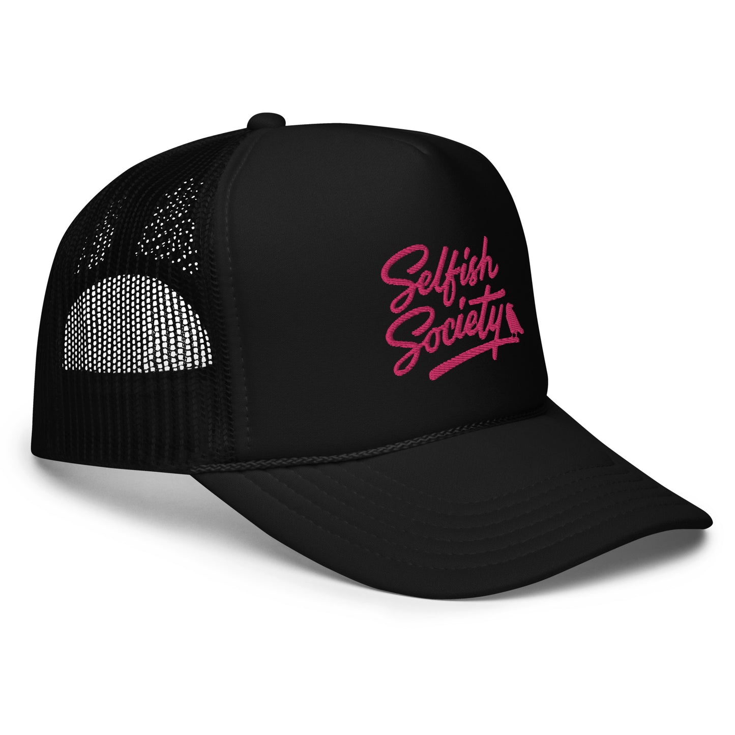 Selfish Society by Antonio Crowe 3D Puff Foam trucker hat