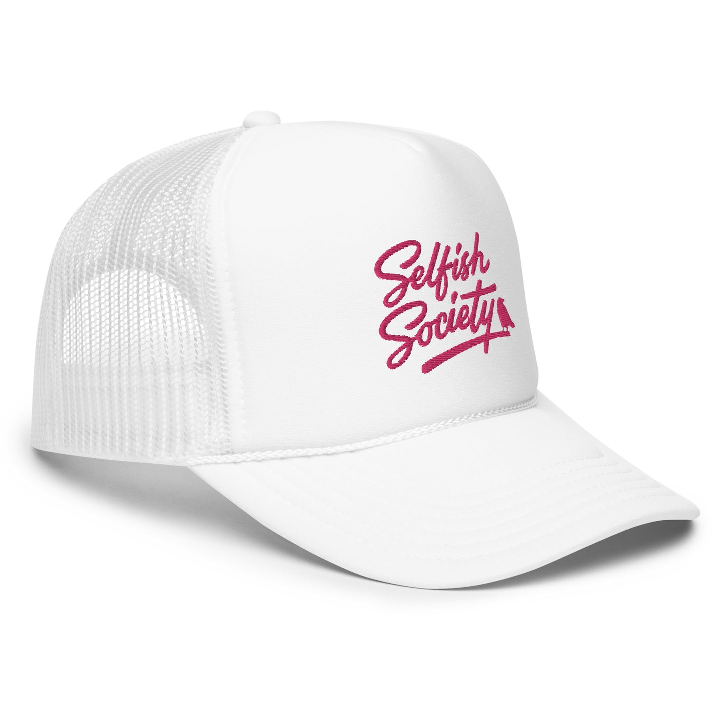 Selfish Society by Antonio Crowe 3D Puff Foam trucker hat