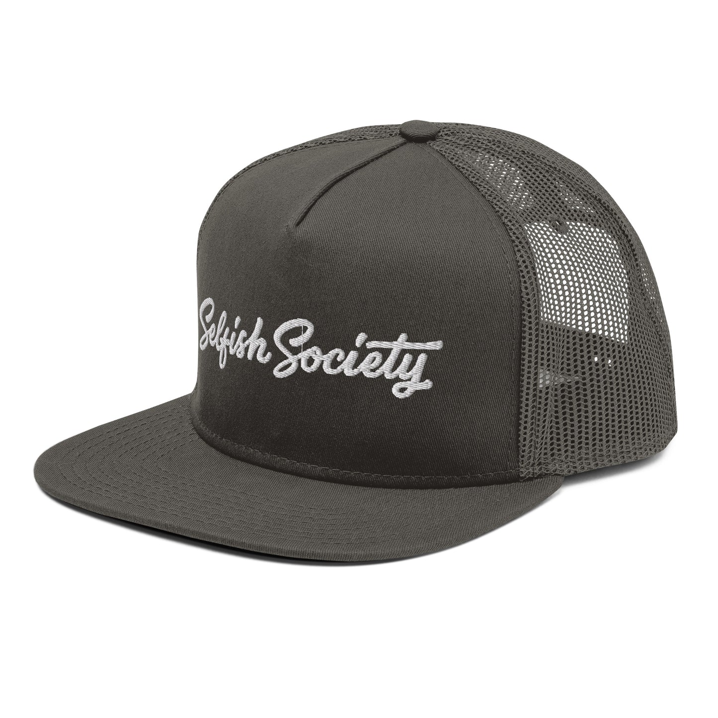 Selfish Society by Antonio Crowe Mesh Back Snapback