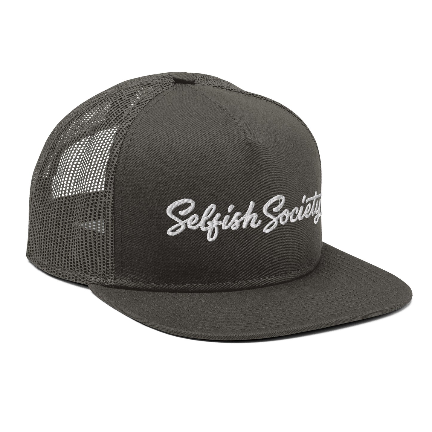 Selfish Society by Antonio Crowe Mesh Back Snapback